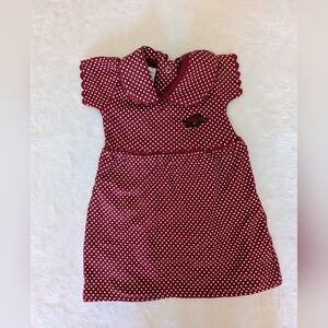 Razorback Polka Dot Baby Dress With Bloomers